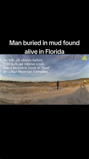 man stuck in mud quick sand found alive and rescued #news #florida #viral