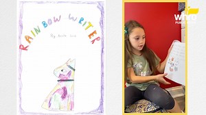 Ms. Martha shares a story titled, "Rainbow Writer." 🌈✍️ 🖊 It was written and illustrated by Annika Cruz who attends W.T. Cooke Elementary in Virginia Beach. | WHRO Public Media