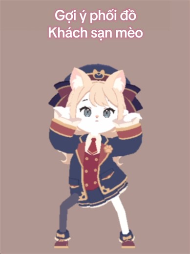 Gợi ý phối đồ bộ Khách sạn mèo. Mình mua vvip này vì cái mũ mà mua xong mới biết nó khó phối huhu #playtogether #playtogethervng #xuhuong #fyp