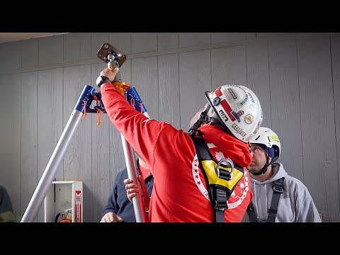 Elevator Rope Rescue (Part 2 of 6) | Trapped in Elevator | Firefighter Elevator Rescue Training