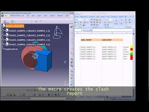 CATIA MACRO FOR CLASH REPORT GENERATION