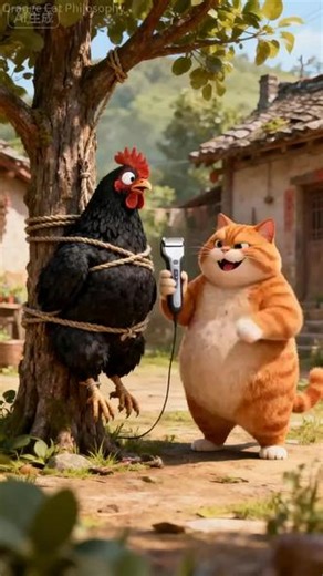 #搞笑 #猫 #刺猬#笑到肚子疼
