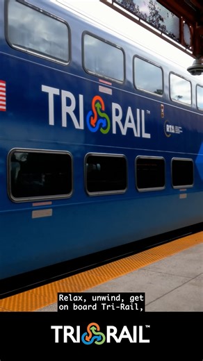 🚆 Skip the gridlock and give your day a calmer start with Tri-Rail. 🌅 From the moment you step onboard, the pressure of traffic fades away as you enjoy a smooth, reliable ride where you can relax, scroll, read or simply enjoy the view. 💻 No horns, no brake lights—just time back in your day and peace of mind along the way. 🌴 Tri-Rail is your stress-free connection across 19 conveniently located South Florida stations. 🛤️ Sit back, breathe easy and let Tri-Rail move you forward. ☀️ | Tri-Rail