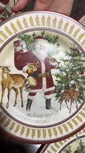 Aparelho de jantar para o natal - PAPAI NOEL