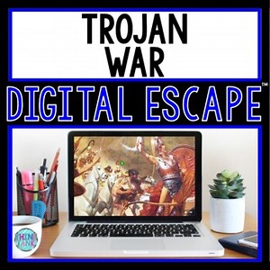 Trojan War DIGITAL ESCAPE ROOM for Google Drive® | Ancient Greece