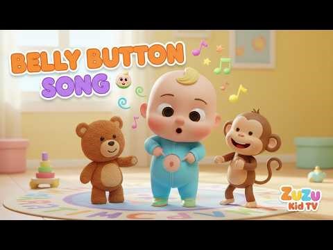 Belly Button Song – Body Parts Fun Nursery Rhyme