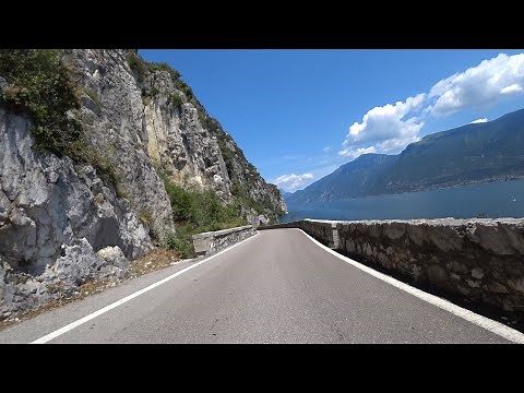 Extra long Virtual Scenery Indoor Cycling Workout Lake Garda Italia Trentino Ultra HD