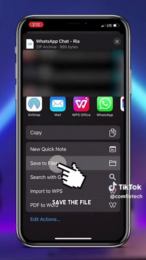 How to export your WhatsApp chats!!! #smartcleaner #iphonetricks #iphone #ios #apple #techtok #samsung #comfietech #capcut #whatsapp #android #ai #artificialintelligence #tiktoknigeria #africa #tech #fyp #foryoupage #foryou