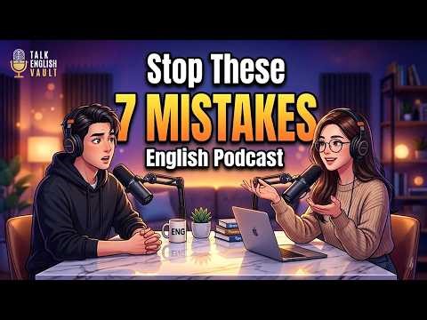 Stop These 7 English Speaking Mistakes 🚫 | Speak English Fluently | English Podcast