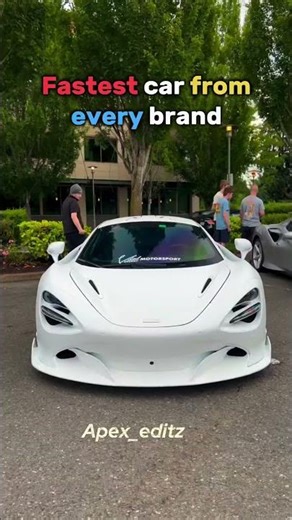 Fastest car from every car brand 🤩