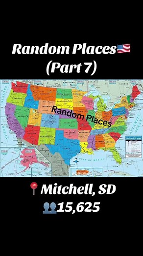 Mitchell, South Dakota, is famous for the Corn Palace, a unique building decorated with murals made from corn and other grains. It's a popular tourist attraction and hosts events throughout the year. Additionally, Mitchell is home to Dakota Wesleyan University and the Prehistoric Indian Village archaeological site. #mitchell #southdakota #sd #travel #fyp #foryoupage #randomplaces #nationaltreasures