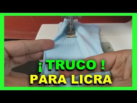 TRICK for sewing LYCRA (100% EFFECTIVE)