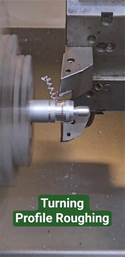 Turning Profile Roughing on the CNC Lathe Machine with CAM Program, CNC TRAINING, Rest machining