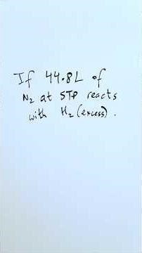 Stoichiometry & Mole (General chemistry)