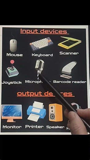 learn input and output devices