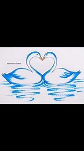 524K views · 4.7K reactions | A pair of swan #Art #Drawing #Explore #ArtGallery #ArtLover #ArtReels #ArtVisual #Sketch #HowToDraw #PencilDrawing #Reels #Reels #Shorts #FbReels #Viral #Tranding #Artist #Artwork #PencilSketch #Swan #Duck | Tahmina Art Gallery | Facebook