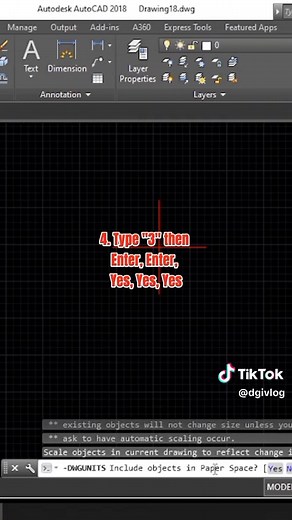PROPER SET UP IN AUTOCAD #tiktok #propersetupinautocad #autocad #autocadtutorial #autocadtutorialforbeginner #dgivlog