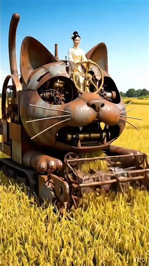 We Built a Giant Mechanical Cat to Roam the Fields