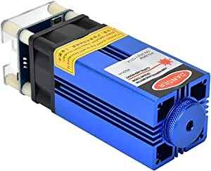 Laser Module, 6W Optical Power Professional Engraving Module, 60W Effect Laser Cutting Head with Ultra-Fine 27mm Fixed-Focus Compressed Spot, Designed for Laser Engraver Machine