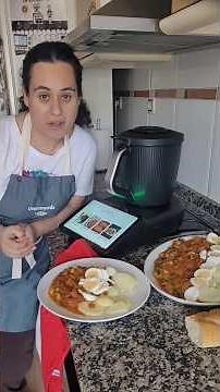 Ratatouille with hard-boiled eggs and potatoes in Thermomix #recipes #easyrecipes