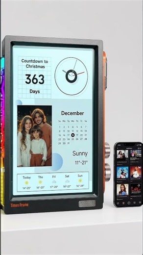 The Ultimate Smart Desk Display: Weather, Calendar & Countdowns! 🕰️📱