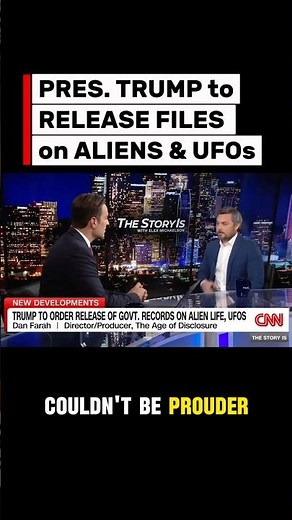 Pres. Trump to Release Alien 👽 Files; Age of Disclosure Director Reacts #aliens #uap