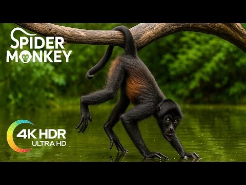 || Spider Monkey Facts || They Swing 30 Feet Through Trees Using Just Their Tails! ||