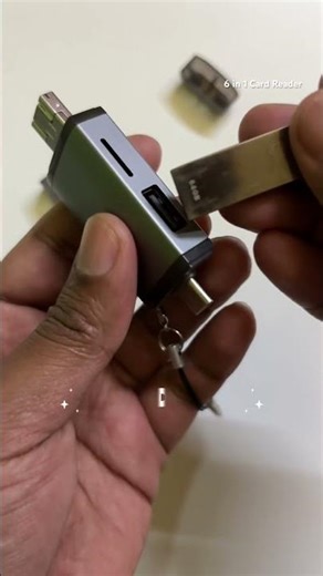 6 in 1 Card Reader | OTG Adapter #microsd #usbtypeABC #mmc