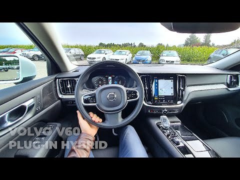 New Volvo V60 Plug in Hybrid Recharge 2022 Test Drive POV