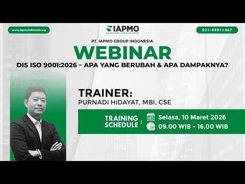 Webinar DIS ISO 9001:2026