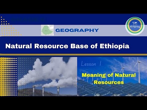 Meaning of Natural Resources [Geography Grade 9 Unit 3 L1] @alisprings