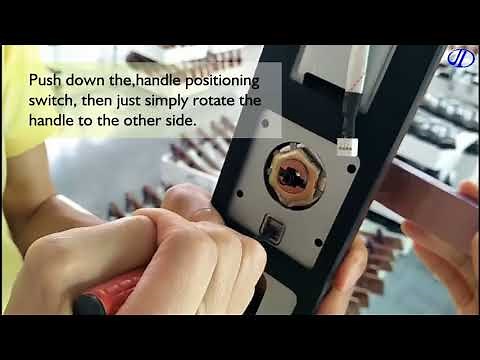 How to change handle direction of smart door locks