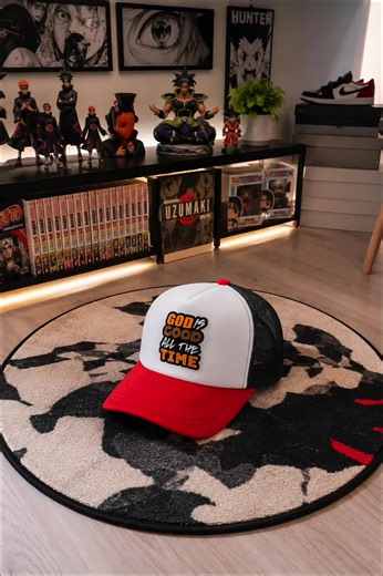 God Is Good All The Time Cap - trucker hat outfit inspo