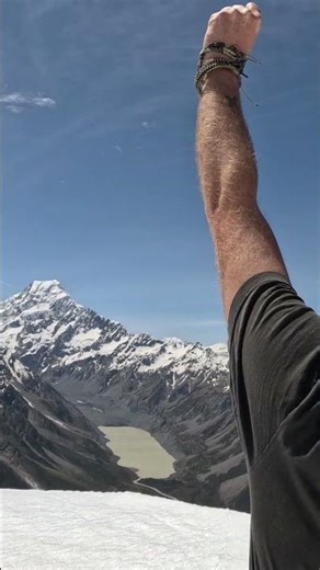 At the Summit… Mt Cook Right in Front of Me!