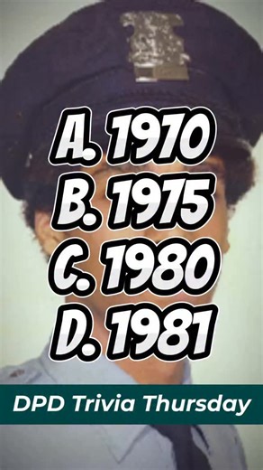 After graduating from Cass Technical High School, Sheriff Napoleon began his journey with the Detroit Police Department at age 19. What year did he graduate the Academy? We are thankful for Sheriff Napoleon’s dedicated service to our community. He is and will continue to be missed. #DPDTriviaThursday #DPDBlackHistory | Detroit Police Department