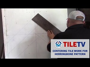 TileTV -Centering Tile Work for Herringbone Pattern