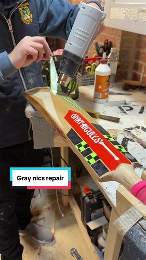 ASMR Refurbishing a Gray Nics Cricket Bat