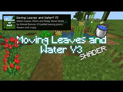 How to get waving leaves | Waving Leaves and Water V3 Texture Pack preview + link (in description)