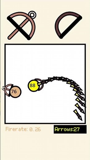 Crossbow vs Bow #earclacks #simulation #satisfying #capcut #weaponballs