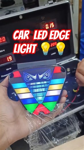 🔥 Car LED Guide Lamp Manual – Bright Light Upgrade 🚗 💡 Car Edge LED Light Night Look Upgrade 🔥#love