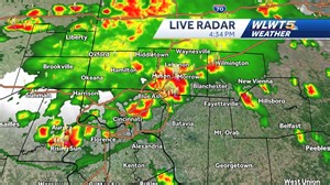 2.2K views · 26 reactions | Cool down before the rain? Outflow boundaries/rain-cooled air. Watch how they trigger new storms. Signs of weak winds aloft= slow moving drenchers! #wlwt | WLWT | Facebook