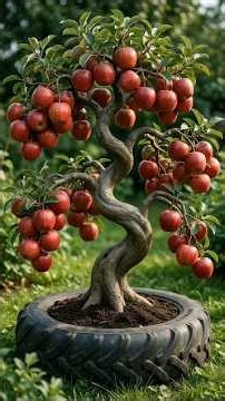 This Tiny Tree Is Full of Apples?! 😳 #shorts #viral #trending #apple