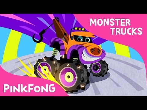 Monster Truck Team | Monster Trucks | Pinkfong Songs for Children