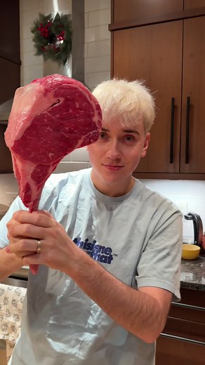 Making a giant tomahawk steak! | bone marrow