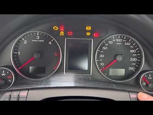 How to reset the service light on the Audi A4 B7