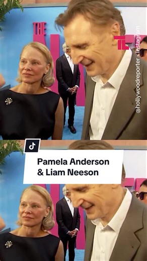 Pamela Anderson & Liam Neeson : coup de foudre ou coup de com’ ? 👀 En pleine promo de Y a-t-il un flic pour sauver le monde ?, le duo affiche une complicité folle sur les tapis rouges et à la télé... jusqu’à s’embrasser en direct sur le Today Show ! Alors, une vraie romance serait-elle vraiment née sur le tournage du film? Les médias affirment que oui, mais les principaux intéressés entretiennent le mystère. Affaire à suivre mais une chose est sure, on adore ce binôme ! 🔥 #OnRegardeQuoi #pamel