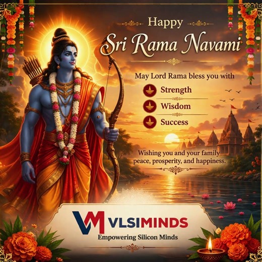 🙏 Happy Sri Rama Navami from VLSIMinds