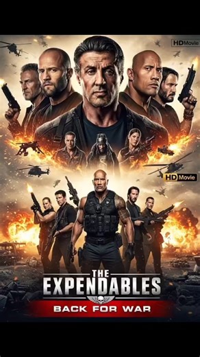 "🔥 The Expendables 5 (2025) – Official Trailer🎬 Starring: Sylvester Stallone, Jackie Chan, Dwayne Johnson, Megan Fox💥 Brace yourselves, action fans! The ultimate mercenary squad is back and bigger than ever. The Expendables 5 takes explosive action to a whole new level with jaw-dropping stunts, epic fight sequences, and a cast of legends that will leave you on the edge of your seat.👊 Sylvester Stallone returns as the fearless leader, bringing his signature grit. Jackie Chan adds his incredib