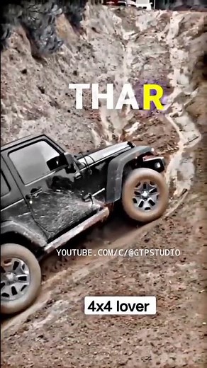 🔥THAR VS JEEP WRANGLER 🔥 |@GTPSTUDIO |#shorts #jeepwrangler #thar #youtubeshortsindia #tiktok