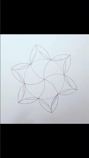 Hand-drawn geometry #maths #geometricdrawing #geometry #mathart #compass #drawing #mandala
